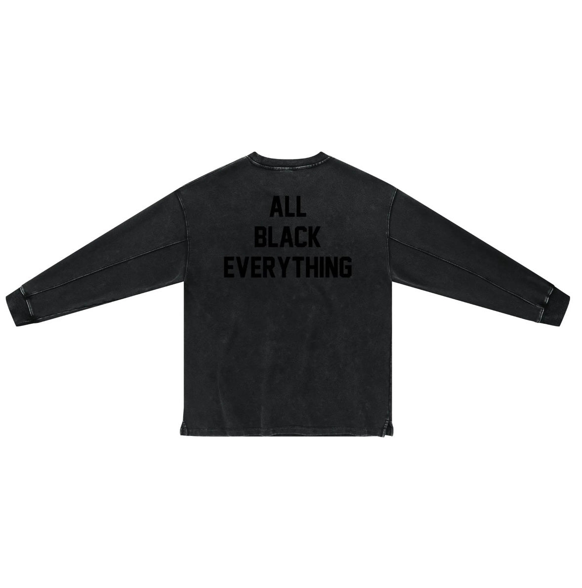 All Black Everything Crewneck